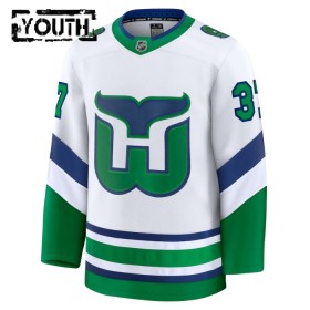 Carolina Hurricanes Hockeydrakt Fanatics Premium Andrei Svechnikov 2024-25 Hvit Tredje - Barn